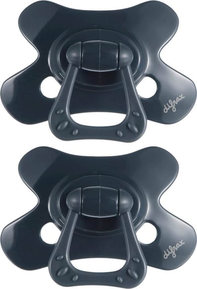 Difrax Fopspeen Natural - 18+ Maanden - Donkerblauw - 2 Stuks