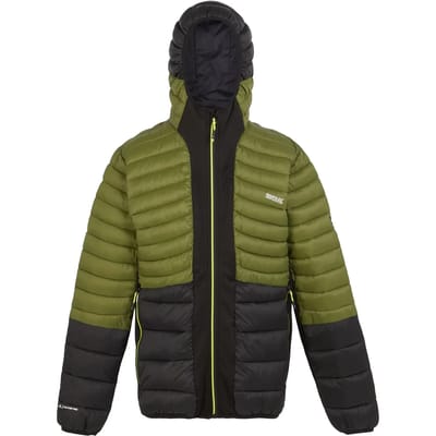 Regatta Hooded Leedre Hybrid Jas Groen 3XL Man