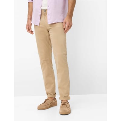 Brax Heren Jeans  Style CHUCK CANVAS, lichtbruin, maat 38/30