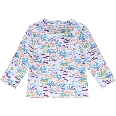 Louise Misha Bathing Set Agik Cream Past Fields Größe: 12M | Bademode Outlet | Unisex | Weiß