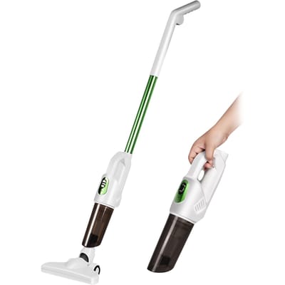 Aspirateur sans fil, bâton Rechargeable avec aspiration puissante de 20000PA, poignée 2 en 1 pour voiture vert
