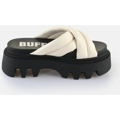 DamesSandalen Buffalo Flora Cross Quilt - Vegan Nappa