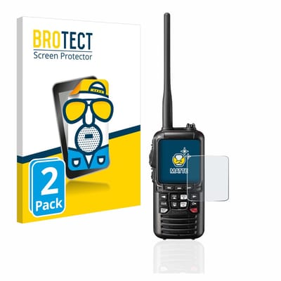BROTECT - Screenprotector voor Standard Horizon HX890 - Folie Beschermfolie matte 2 Stuks