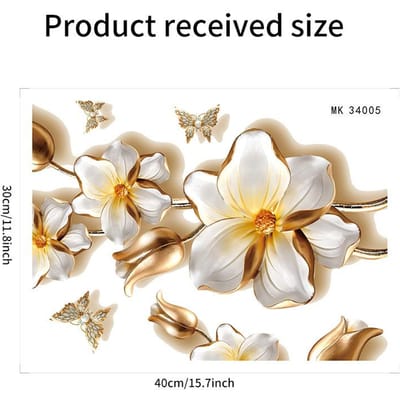 1pc Belle Lotus Papillon Toilette Autocollant Salle De Bain Toilette Couverture Décorative Autocollant Imperméable Auto-Adhésif