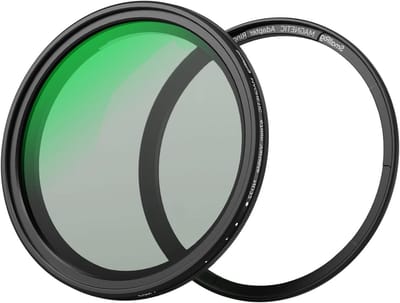 67mm Magnetisch VND Filter ND2-ND32 (1-5 Stops) met Filterring, Waterdicht en Krasbestendig Optisch Glas voor Professionele Fotografie