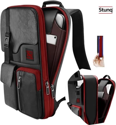 Slanke laptoprugzak met anti-diefstal functie en USB-oplaadpoort