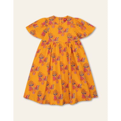 Oilily Dilli Jurk- maat110/5yr Blazing Oranje