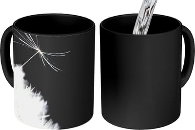 Magische Mok - Foto op Warmte Mokken - Koffiemok - Bloem - Paardenbloem - Plant - Magic Mok - Beker - 350 ML - Theemok
