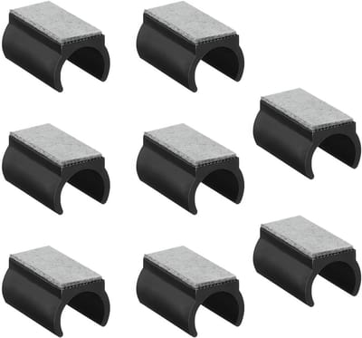 Viltdoppen voor schommelstoelen – 8 stuks, 25 mm U-vormig, antislip en geluidsreducerend