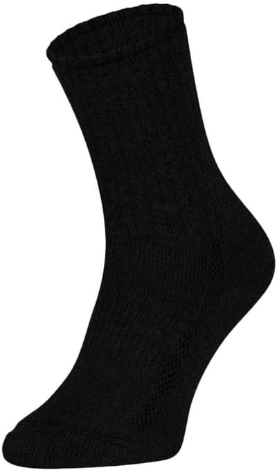 Eureka zachte merino wollen sokken S29 - unisex - zwart - maat 35-38