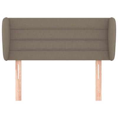 vidaXL - Hoofdbord - met - randen - 83x23x78/88 - cm - stof - taupe