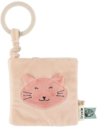Trixie Sensorisch Buggyboekje Mrs. Cat â€“ 3m+ â€“ Met spiegel & texturen