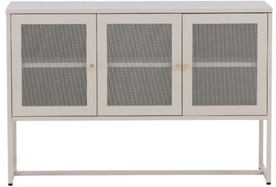 Malla dressoir 3 deuren, 1 plank beige.