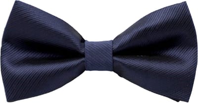 Fako Fashion® - Vlinderstrik - Vlinderdas - Strik - Deluxe - 12cm - Navy Blauw Gestreept