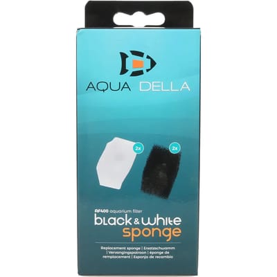 Aqua Della - Aquarium Filtermateriaal - Vissen - Spons Af-200 2st Zwart - 2st