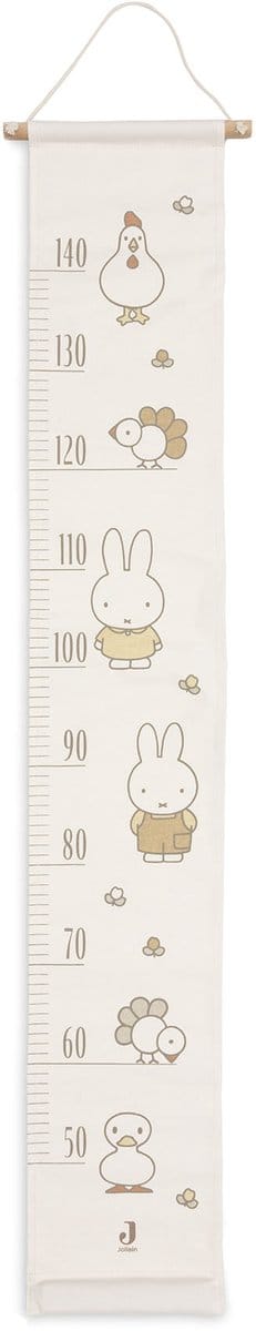 Jollein Groeimeter Miffy Family Farm - 120 cm