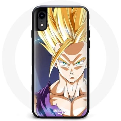 Coque de téléphone - Dragon Ball Z - Iphone XR - Souple - Bleu - Motif Dragon Ball Z bleu
