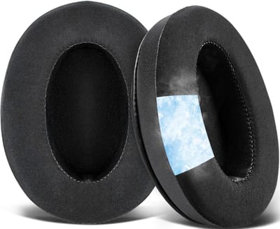 Koelgel oorkussens Geschikt voor Audio-Technica ATH M50X/M40X, HyperX Cloud/Alpha, SteelSeries Arctis - Zwart