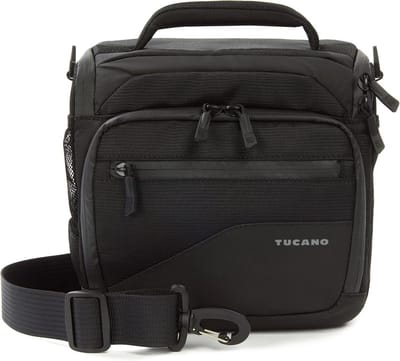 Zwarte Schoudertas voor Tablet of Laptop van 13.3 Inch - Compact en Waterafstotend