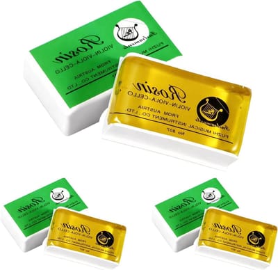 Solidchoice - Natuurlijke Colofonium voor Viool en Cello, 3 Stuks voor Optimale Prestaties