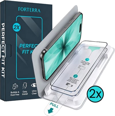 Screenprotector - 2 Stuks - Geschikt voor Apple iPhone 17 - Met Montage Frame - Perfect Fit Kit - Geen Luchtbellen - Gehard Glas - Beschermglas - Tempered Glass - Screen Protector - Nauwkeurige Plaatsing - Case Friendly