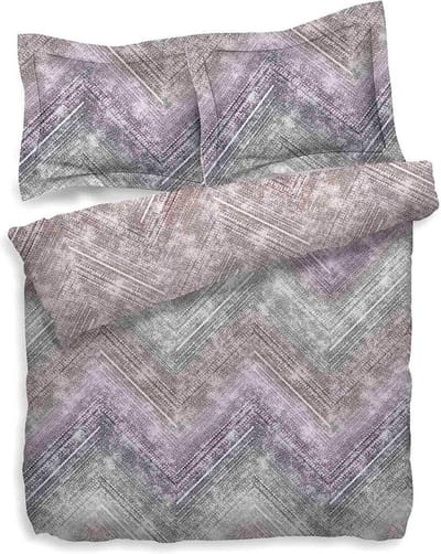 Heckettlane Anise Dekbedovertrek - Litsjumeaux - 240x200/ 220 - Paars/Roze