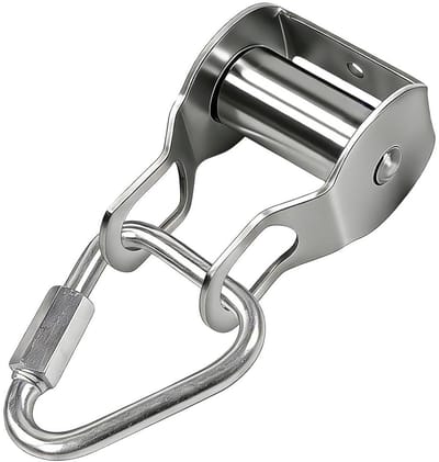 Katrol Systeem - Touw Katrol - Ladingen Hijsen - Roestvrij Staal - 113 kg draagvermogen - Zilver