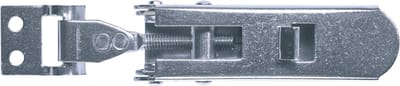 GOEBEL® - 10 x Snelsluitingen met borgveer RVS A2 80 F incl. Tegenhaak – Blindklinknagelgat 5,0 mm - Verstelbaar - 5588544800- Kistsluiting – Spansluiting - Premium kwaliteit - Inclusief Tegenstuk