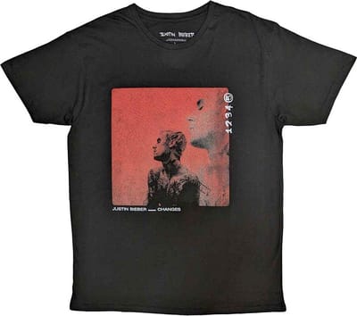 Justin Bieber - Changes Heren T-shirt - L - Zwart