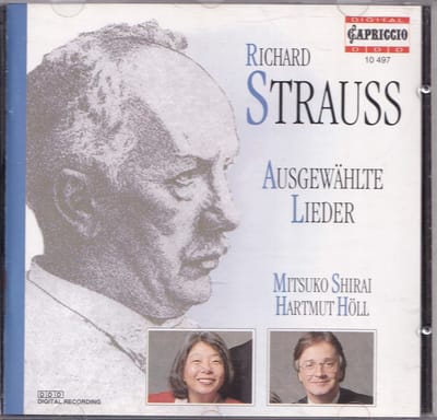 Ausgewählte Lieder - Richard Strauss - Mitsuko Shirai (mezzosopraan), Hartmut Höll (piano)