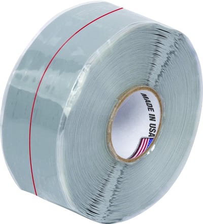 Siliconen Tape - Isolerende Band - Hoge Temperatuur - Zelfsmeltend - 8.4 x 8.3 cm - Zwart