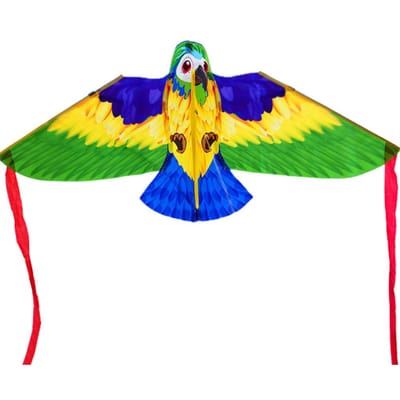 Cerfs-volants perroquets pour enfants, jouet, animaux de dessin animé, cerf-volant tridimensionnel pour plage en plein air 1pcs
