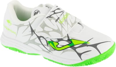 Joma Super Copa Jr 25 SCJW INV, voor een jongen, Wit, Indoorschoenen, maat: 29