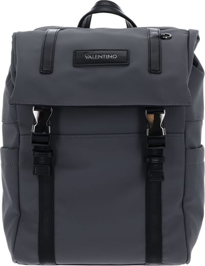 VALENTINO Vrije tijd rugzak Rugzak met laptopvak Stellar Backpack Grafite / Nero Grijs