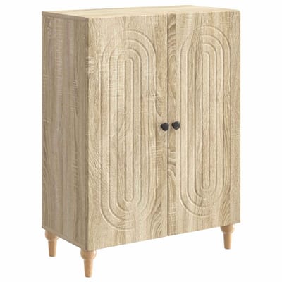 vidaXL - Dressoir - Sonoma - Eiken - 66 - x - 34,5 - x - 90 - cm - Bewerkt - hout