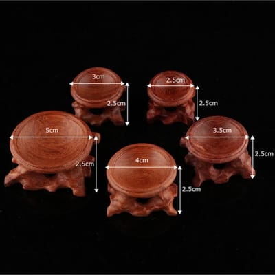 Acid Branch Houten Display Stand Basis Voor Kristallen Bol Bol Steen Huisdecoratie 2.5cm brown