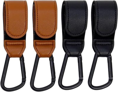 Stevige Haakjes voor Kinderwagens - 4 Stuks, Ideaal voor Handtassen, Boodschappen en Outdoor Activiteiten