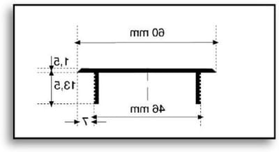 Ventilatierooster Aluminium - Luchtrooster Achterflens - Continue Luchttoevoer - Verkrijgbaar Diverse Maten - 1000mm Breedte - Zwart