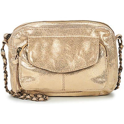 Pieces Naina Leather Tas Goud