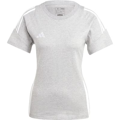 Adidas Oversized T-shirt - TIRO24 SWTEEW - S tot XXL - voor Vrouwen - grijs gemêleerd