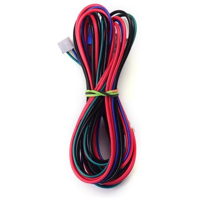 Anet 18AWG Upgrade Verwarmde Bedkabel Warme Bedlijn Verwarmde Beddraad Lengte 90cm / veelkleurig