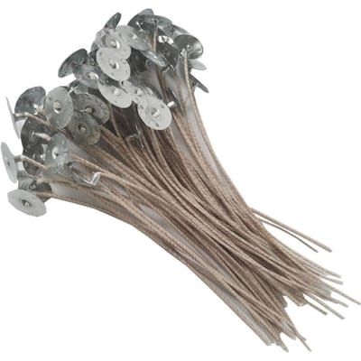 50 Pièces Mèches de Bougie Tissées Serrées 20cm Mèche de Cire Fournitures de Bricolage pour la Fabrication de Bougies pour Adultes Débutants gray