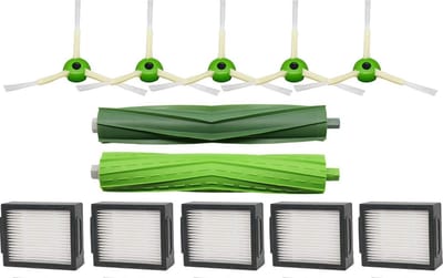 Vervangingsset - voor iRobot Roomba E5 / E6 / E7 en i7 - 5 filters / 5 zijborstels / 1borstelset