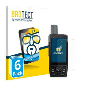 BROTECT - Screenprotector voor Garmin GPSMAP H1 - Folie Beschermfolie transparant 6 Stuks