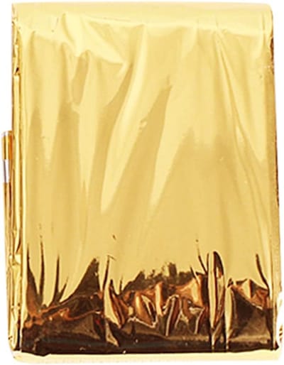 Nooddeken - Survival deken - Outdoor avontuur - Warmte isolerend - 200x92 cm - Goud