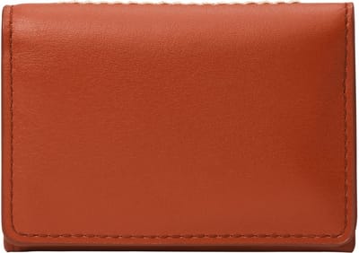 FOSSIL Kaarthoes Portemonnee Westover Snap Bifold Orange Terracotta