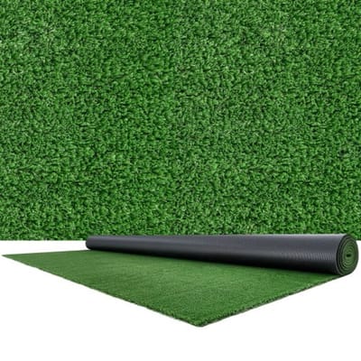 VEVOR Kunstgras 548,64 X 304,8 cm Kunstgrasmat met een Poolhoogte van 1,5 cm, Kunstgrasmat met Drainagegaten, Snijbaar Kunstgras, Kunstgrasmat voor Balkon, Terras, Tuin en Binnengebruik