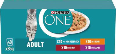 Mixtray kattenvoer in saus - 40 stuks (85 g) - Delicate stukjes met verschillende smaken