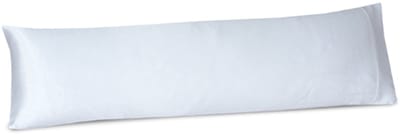 Beauty Silk - Satijnen Body Pillow Kussensloop - Wit - 40x145 cm - Glans Satijn