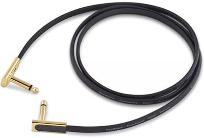RockBoard Gold Series Flat Patch Cable zwart 1.2 m